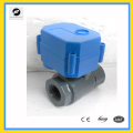 Mini atuador de controle elétrico de esfera 2 vavle de bola UPVC CWX-15Q / N 1/2 &#39;&#39; 3/4 &#39;&#39; para tratamento de água